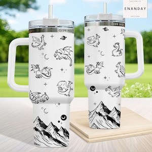 Velaris Stadt der Sternenlicht Filme Becher 40oz, Velaris Laser gravierte Becher, Stadt der Sternenlicht Tasse, Fantasy-Buch-Liebhaber Geschenk Acotar Me