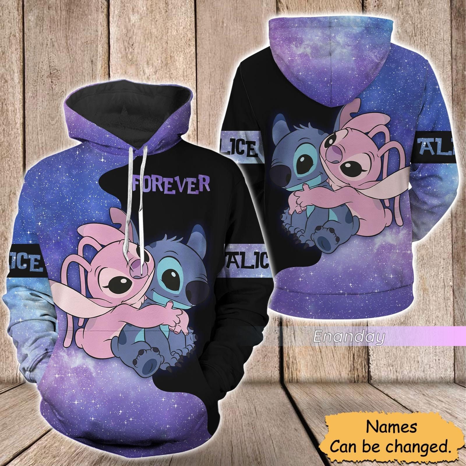 Lilo & Stitch Love Couple Pullover Hoodie for Sale by ThompsonBeauty