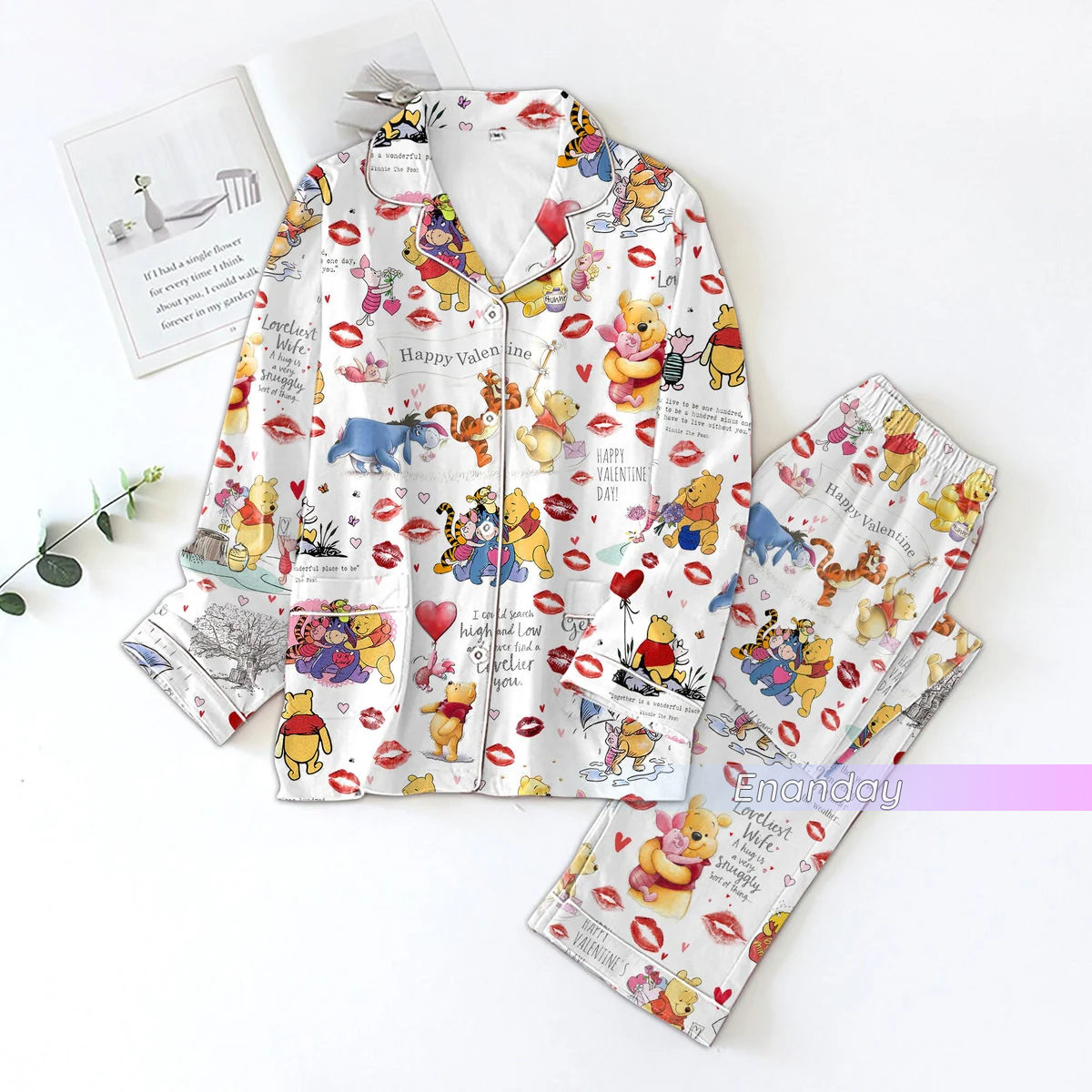 Winnie the pooh pajamas plus size hotsell