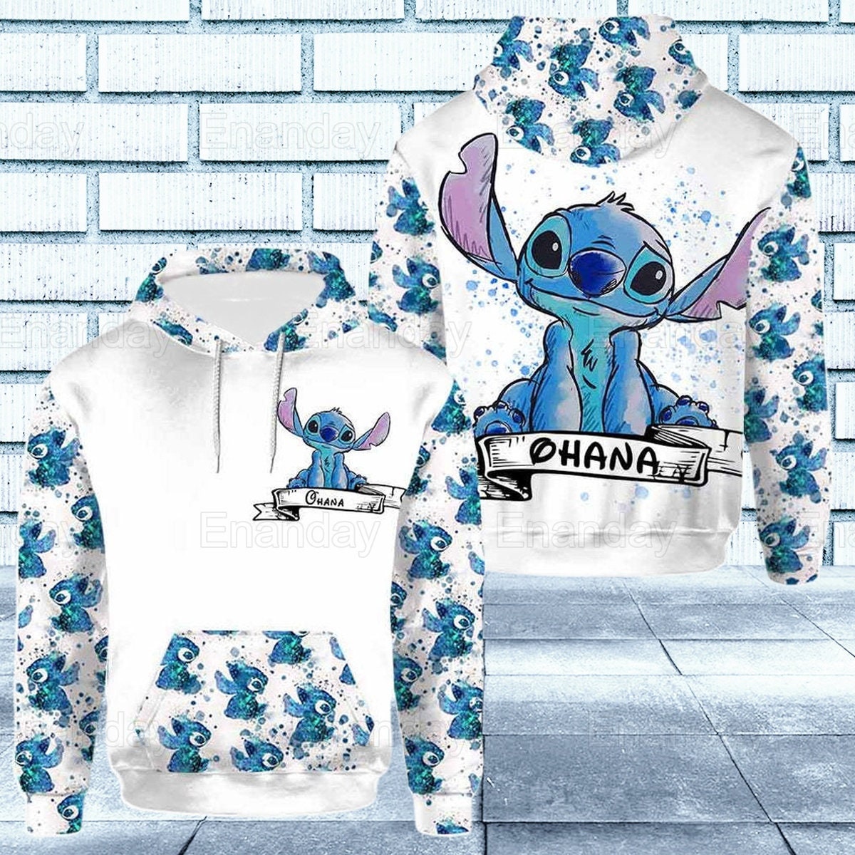 Halloween Personalized Stitch Hoodie, Stitch Legging for