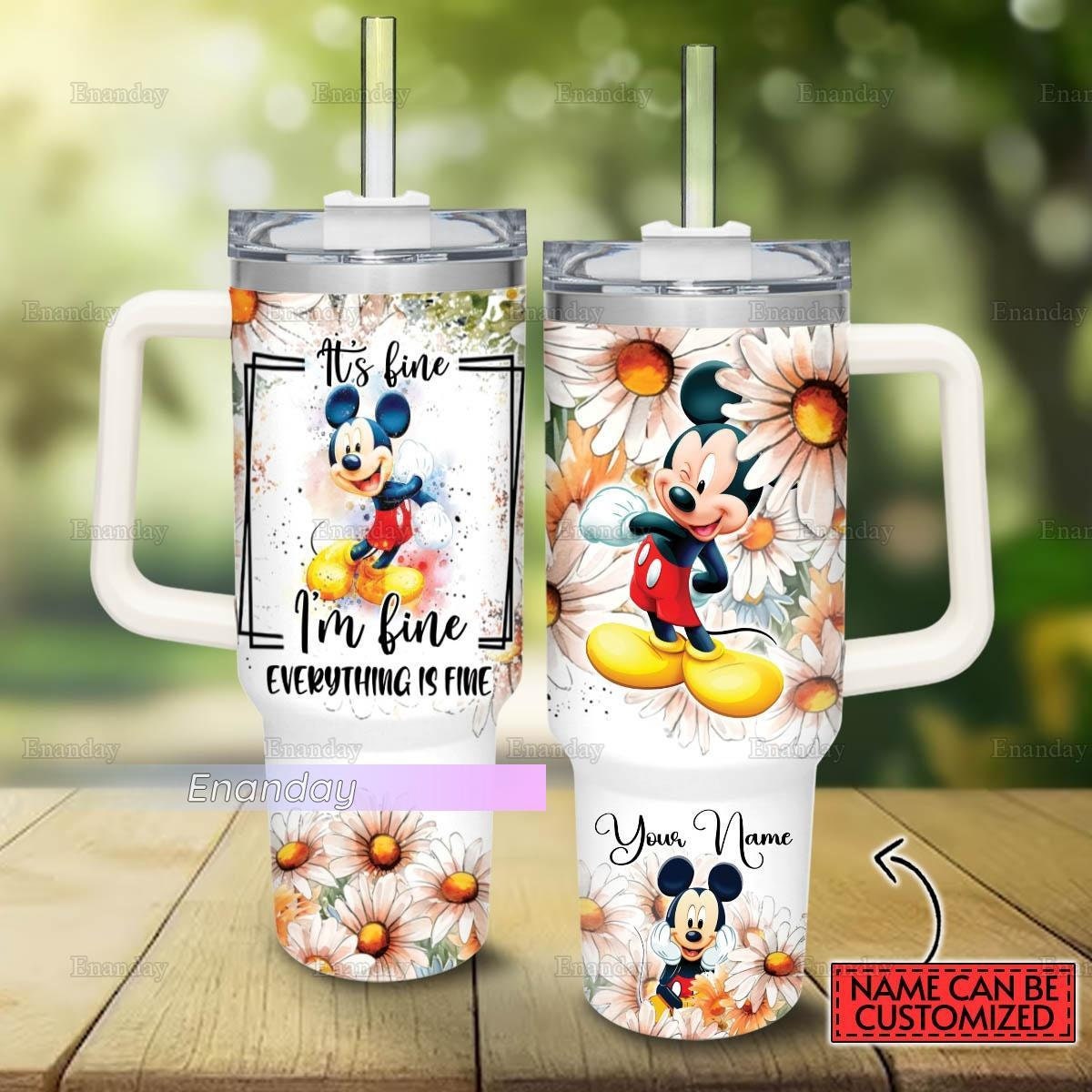 Gobelet Enfant Réutilisable Mickey - 260 Ml Avec Base Antidérapante - Sans BPA, Passe Au Micro-ondes - 7