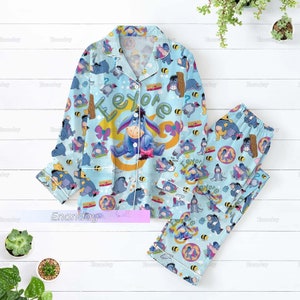 Eeyore Pajamas Set, Eeyore Pajamas Pants, Winnie The Pooh Pajamas, Disney Eeyore Pajamas, Disney Donkey Pajamas, Mother&#39;s Day Gift