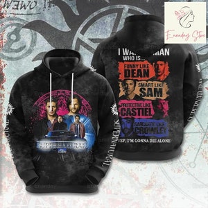 Supernatural Hoodie, Sam And Dean Hoodie, Winchester Brother Hoodie, Supernatural TV Series Hoodie, Supernatural Gift, Supernatural Tee