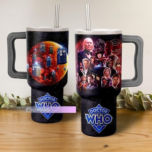 Doctor Who Tumbler 40oz, Doctor Who Cup, Tardis Tumbler, Tardis Dr Who Stuff, Doctor Who Gift For Women Men, Dr Who Tumbler