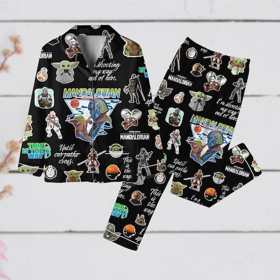 Pajama Sets The Mandalorian Pajama Pants The Mandalorian Pajamas