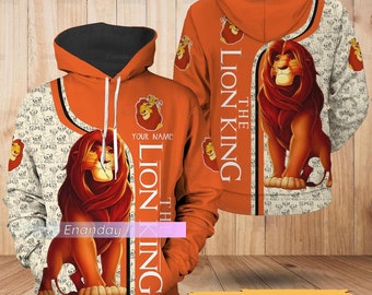 Lion King Hoodie Disney Simba Hoodie Custom Simba Hoodie Animal Kingdom Hoodie Disney Lion King Hoodie Gift for Him Gift for Dad Etsy