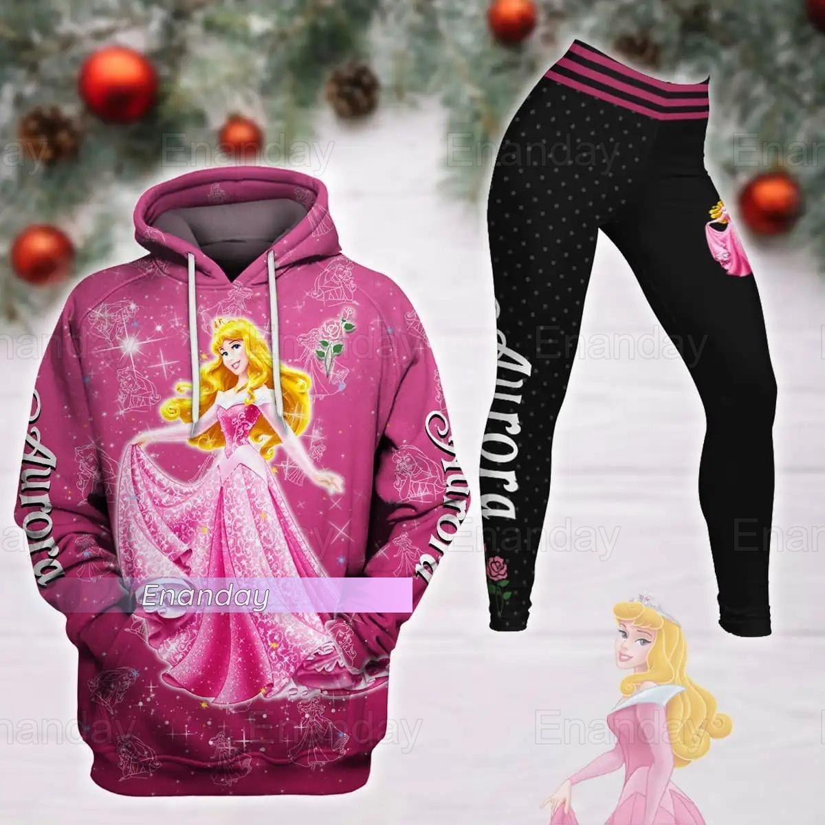 Aurora Hoodie, Disney Aurora Legging, Aurora Princess Hoodie