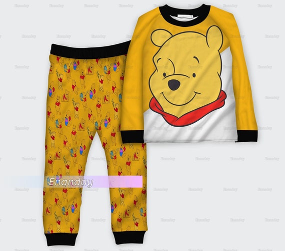 Halloween Pooh Bear Pajamas Set Winnie the Pooh Pajamas Family Cartoon Pajamas Pants Matching Pajamas Set Gifts for Family Etsy Canada
