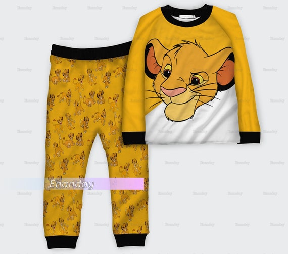 Disney Simba Pajamas Set Simba Pajamas Family Lion King Pajamas Animal Kingdom Pajamas Disney Lion King Pajamas simba Pajamas Pants Etsy