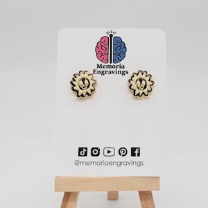 Karol G Mañana Sera Bonito Inspired Studs Mañana Sera Bonito Sun Earrings, Mirrored Acrylic,