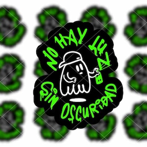 Ferxxo Sticker | No Hay Luz Sin  Oscuridad | Feid Stickers | Water Resistant Sticker |