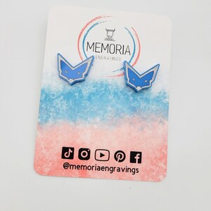 Rauw Alejandro Stud Earrings, Rauw Alejandro Merch, Fox Stud Earrings, Rauw Alejandro Blue Merch, Rauw Alejandro Saturno World Tour