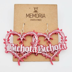 Red Karol G Bichota Earrings, Karol G Heart Tattoo, Karol G Merch