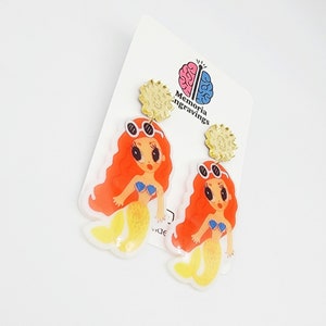 Mañana Sera Bonito Karol G Inspired Earrings, Aretes Karol G, Sirena Karol G