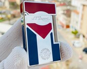 S.t Dupont Lighter French Pure Copper Imported Loud Inflatable Lighter Only Sound Clear Side Sliding Du Peng Moda