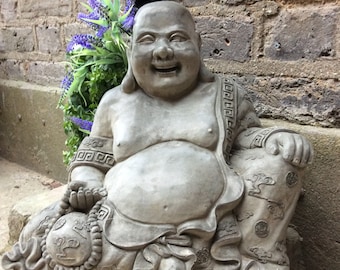 Very Large Beautifully Detailed Happy Buddhas Statue . (20kg From Sius
