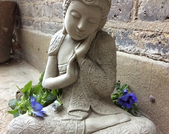 Beautifully Detailed Resting Buddhas Statue For The Home Or Garden, from Sius. Height  33.5cm weight 15kg