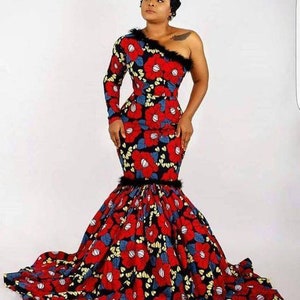 Prom dress,African fashion,Women African Clothing, African Fashion,Ankara Dress,Ankara stylish outfits,African Fashion,Maxi Dress, Mermaid G