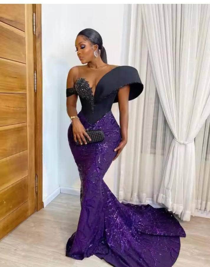 Purple shweshwe dresses sales