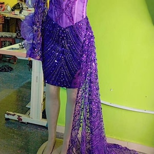Bridal dress,wedding dress,purpleshort dress,Luxuryclothing,AfricanFashion,purple dress, Receptiondress,corset dress,wedding guest,prom dres