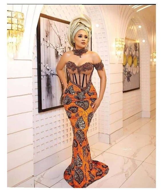 Ankara Corset Dress trending Dress African Dress Ankara Dress african Clothing for Women African Fashion Ankara Fashion Wedding Dress Etsy