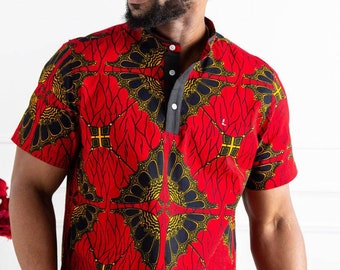 Matching outfit, African clothing, African fashion, African men clothing, Women T shirt, African fashion, Male shirt,Ankara T shirt