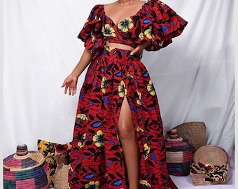 Ankara dress , Infinity Dress, Maxi African Dress, Ankara long Dress, African clothing for Women, African Fashion, Ankara  two pieces fashio