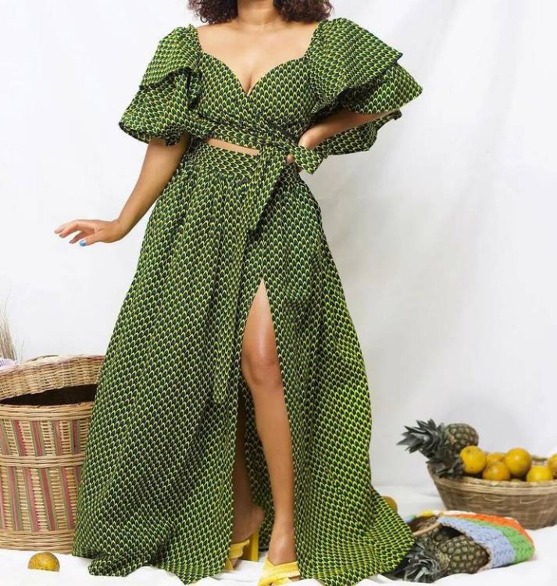 Ankara Dress , Infinity Dress, Maxi African Dress, Ankara Long Dress