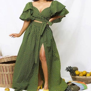Ankara dress , Infinity Dress, Maxi African Dress, Ankara long Dress, African clothing for Women, African Fashion, Ankara  two pieces fashio