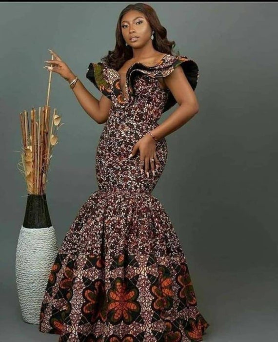 chinese dress ladies Sexy African Dresses for Women Print Clothing Formal Dresses Party Wear  Sexy Ladies Clothes