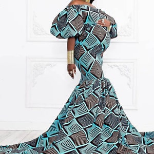 African Print Maternity Dress -  UK