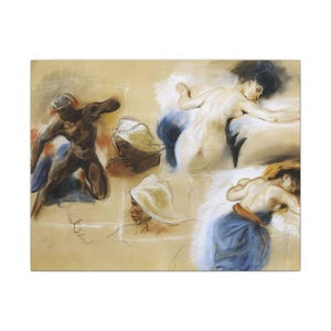 Sketch for The Death of Sardanapalus by Eugene Delacroix
