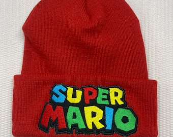 Super Mario Embroidered Beanie
