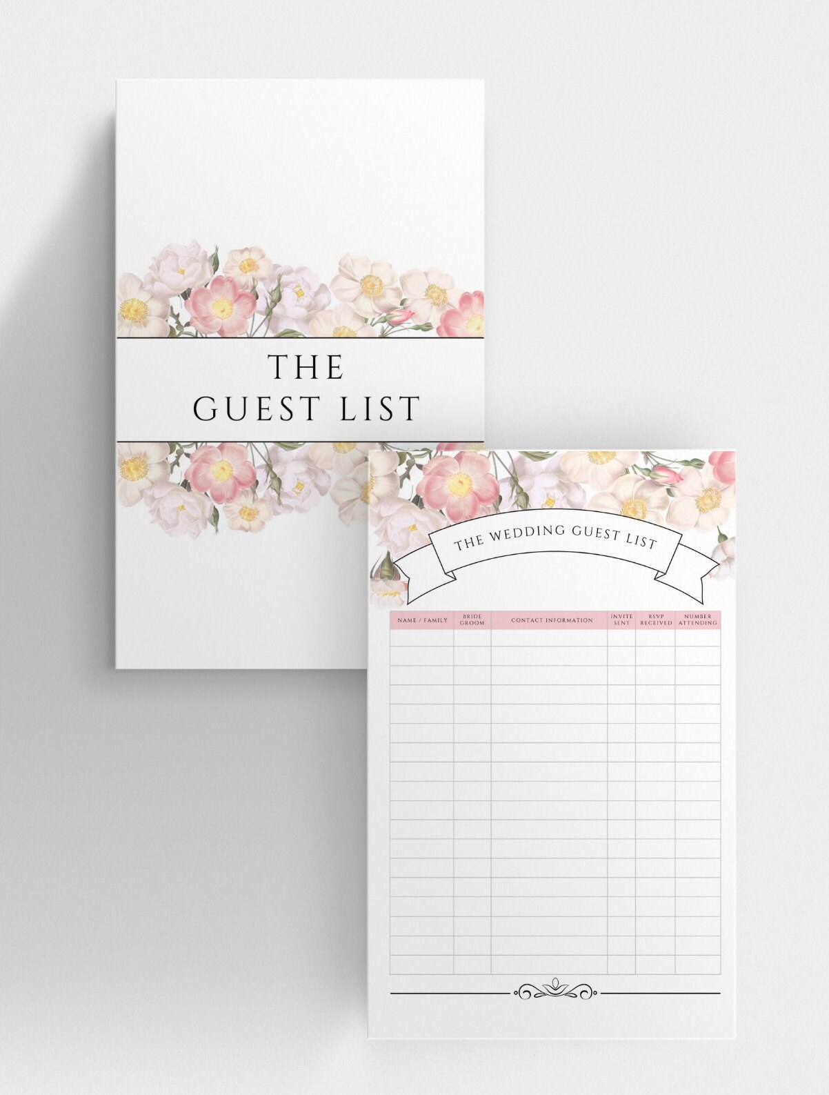 Wedding Planner Printable Wedding Planner PDF Download Binder Template ...