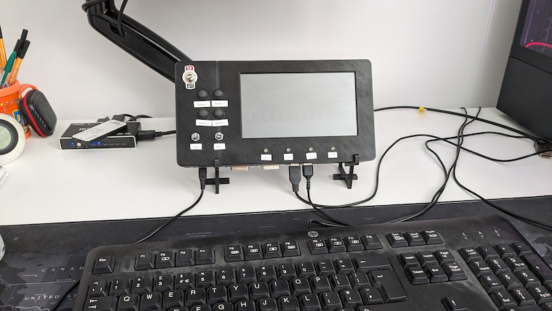 Raspberry Pi Touch Screen Case With Physical Inputs - Etsy