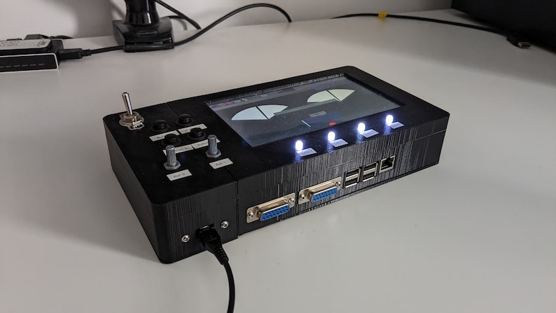 Raspberry Pi Touch Screen Case With Physical Inputs - Etsy