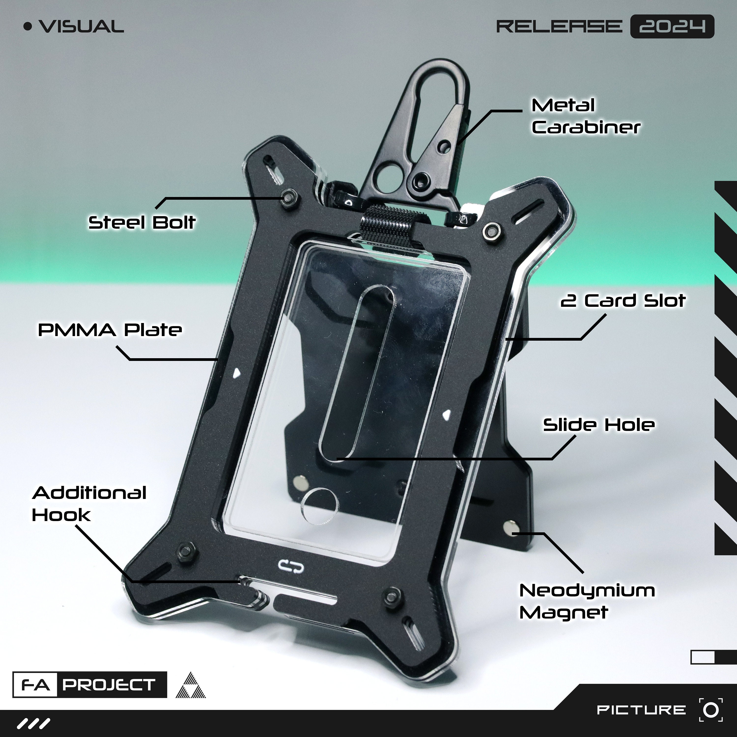 Reol LegitデジタルID型カード Dual-Sided Vertical & Horizontal Badge/ID Holder – us.moshi (US)