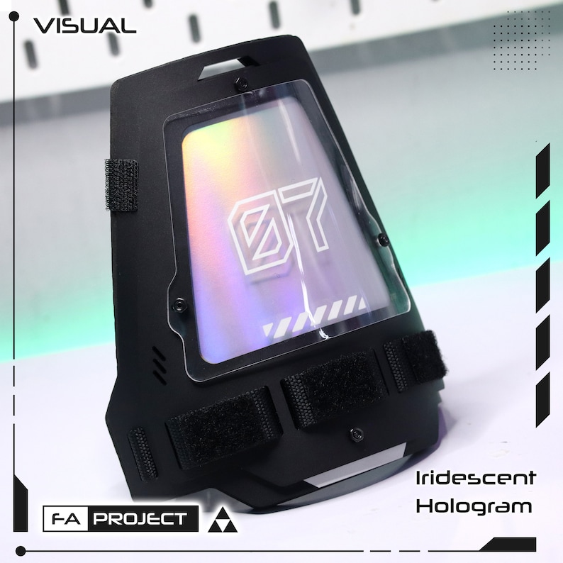 Armor Plate Brassard Hologram / Reflective Armband Tactical Futuristic ARMOR-IRX07A image 3