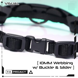 Armored Choker Collar Necklace Futuristic Techwear NC-031 - Etsy