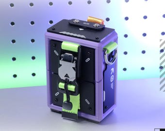 Modular Armored Utility Pouch Carry Box Container MOLLE System Tactical Futuristic Techwear NEO