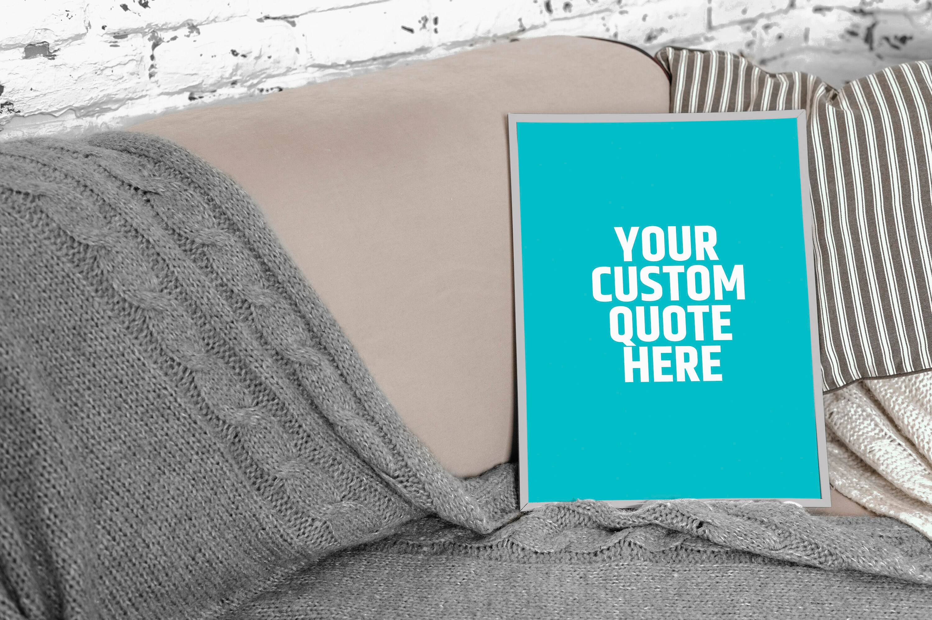 Devis Personnalisé | d'impression Personnalisée Citation Texte Art Mural Typographie Print Mur de La