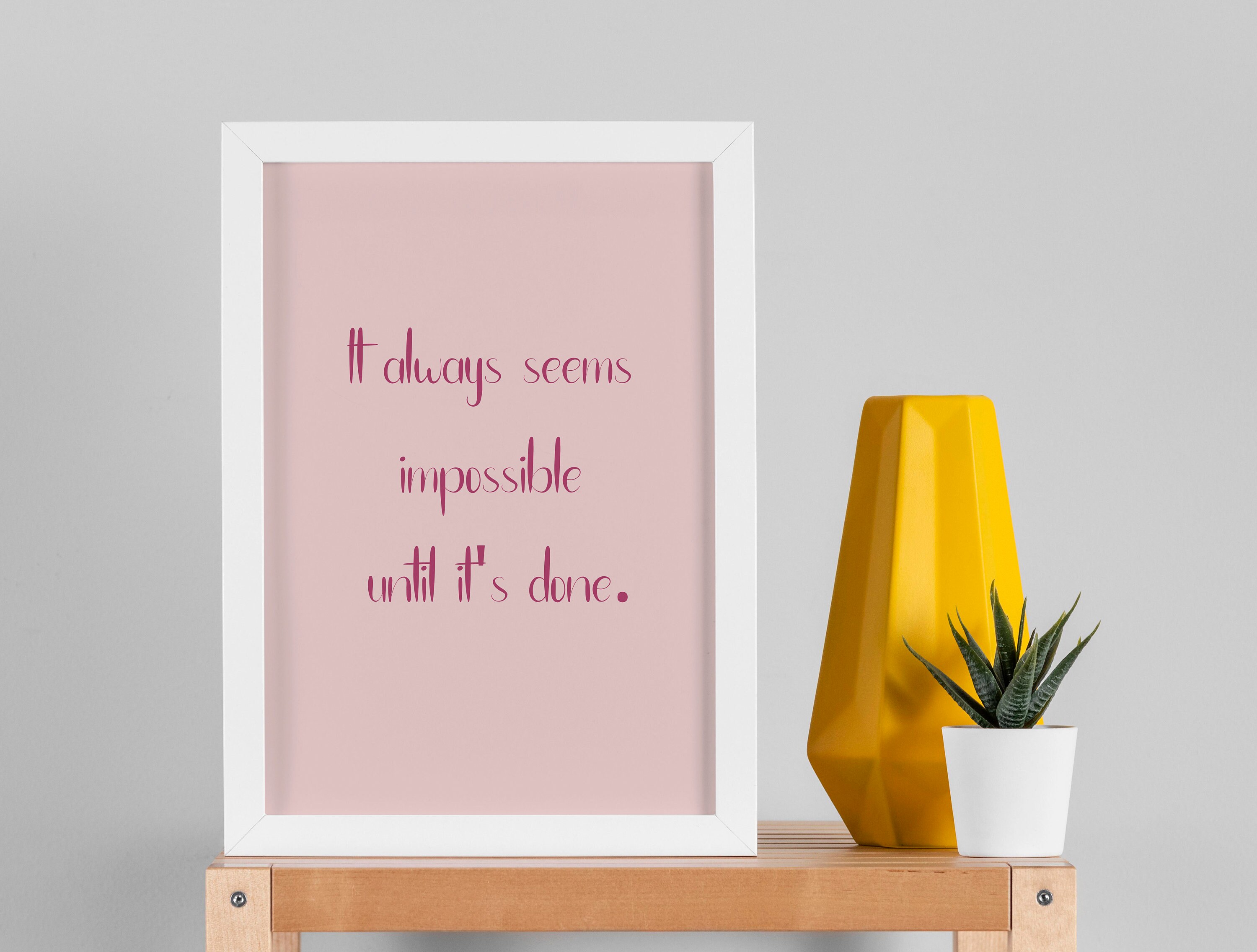 Art Mural d'entrepreneur, Décor de Bureau Pour Mur, Citations Succès, Art Inspirant Bureau, Impressi