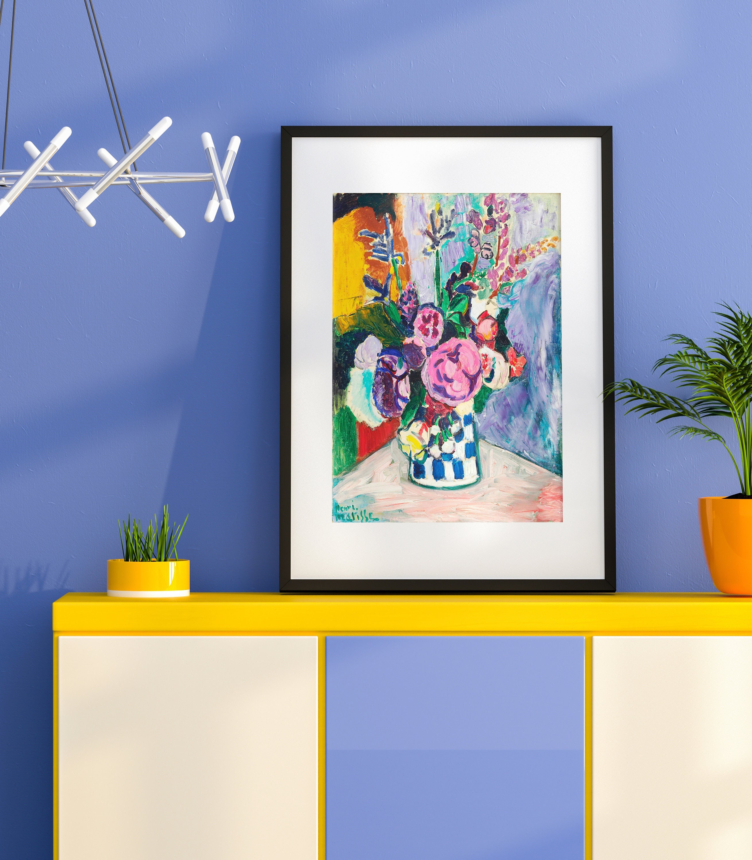 Henri Matisse Vintage Affiche Art Print | Print, Matisse, Botanique, Peinture , Les Pivoines 1907