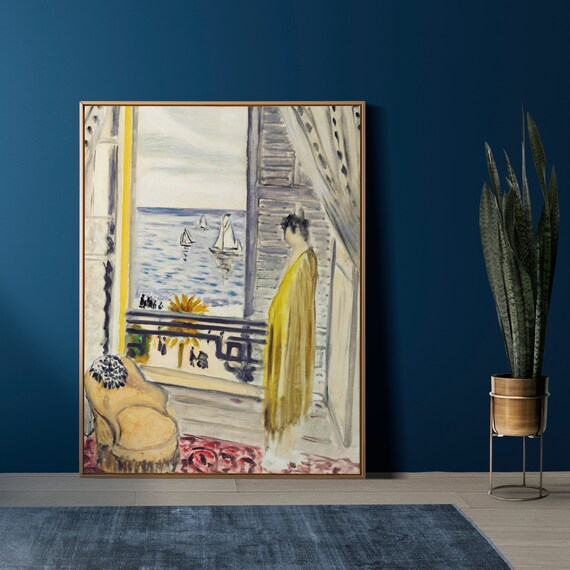 Matisse Painting Art Print Femme Auprès De La Fenêtre 1920  Etsy UK