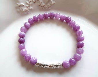 Lila pärlarmband