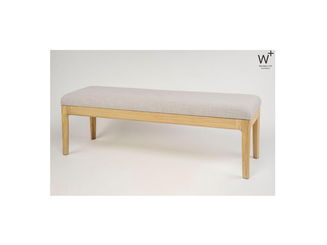 Solid Oak Bedroom Bench - Handmade Entryway, Bedroom or Hallway Bench ...