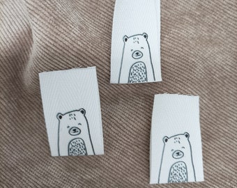 Étiquettes / patchs en coton arc-en-ciel pour vêtements pour enfants