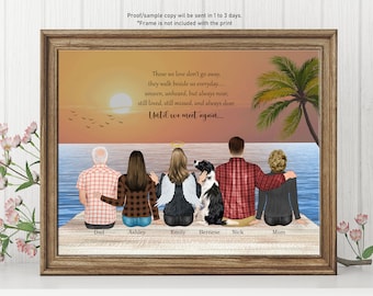 Mothers day print, Downloadable mothers day print, Birthday Gift For Mum,Mum with Family,Family with Mom Print,Mom with Sisters,Custom Print