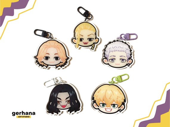 Cute Chibi Anime Keychain Biker Gang 1 - Etsy Cute Chibi Anime Keychain Biker Gang 1 - Etsy