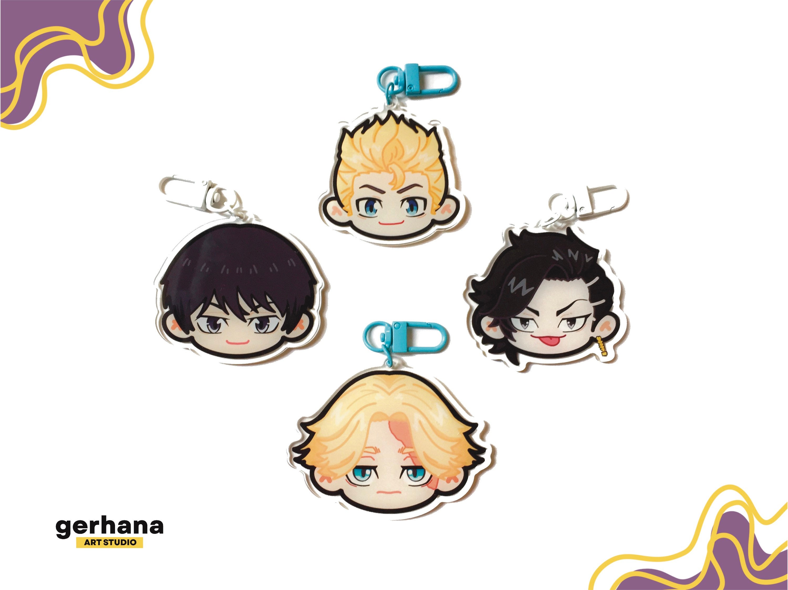 Cute Chibi Anime Keychain Biker Gang 2 - Etsy Australia Cute Chibi Anime Keychain Biker Gang 2 - Etsy Australia